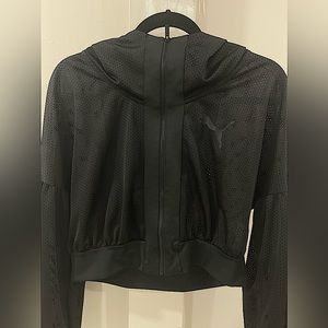 PUMA mesh crop active jacket